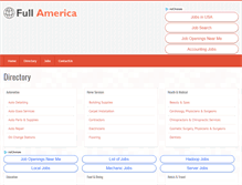 Tablet Screenshot of fullamerica.com